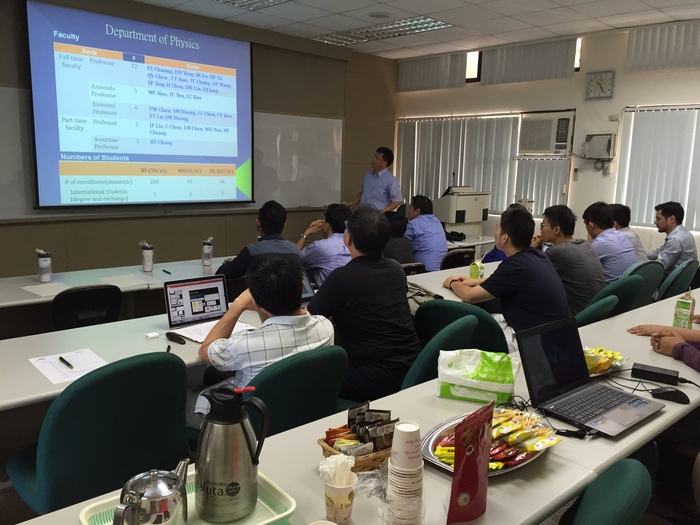 National Institute of Physics College of Science, University of the Philippines Visit: 20170924~27Image