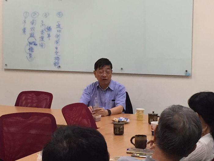 Prof. Ting-Kuo Lee (Academician, Academia Sinica, Taiwan) Visit: 20181018Image